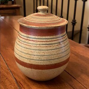 Rare Takahashi Stoneware Canister